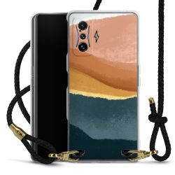 Carry Case Transparent Leather black/gold