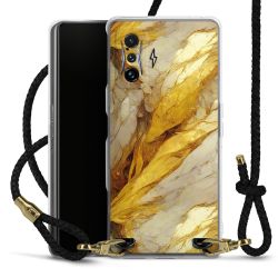 Carry Case Transparent Leather black/gold