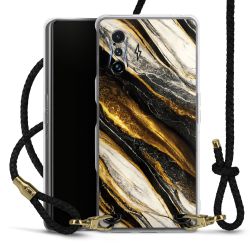 Carry Case Transparent Leather black/gold