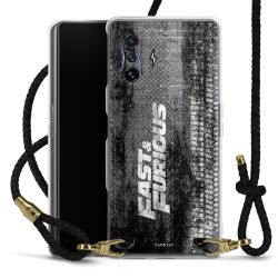 Carry Case Transparent Leather black/gold