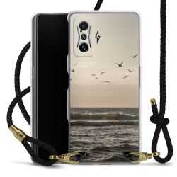 Carry Case Transparent Leather black/gold