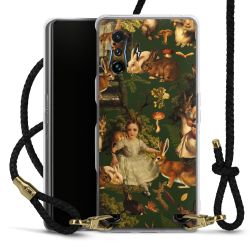 Carry Case Transparent Leather black/gold