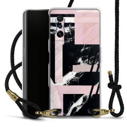 Carry Case Transparent Leather black/gold