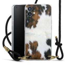 Carry Case Transparent Leather black/gold