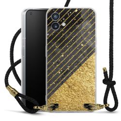 Carry Case Transparent Leather black/gold