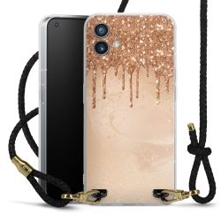 Carry Case Transparent Leather black/gold