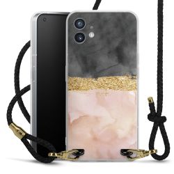 Carry Case Transparent Leather black/gold