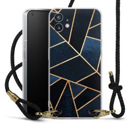 Carry Case Transparent Leather black/gold