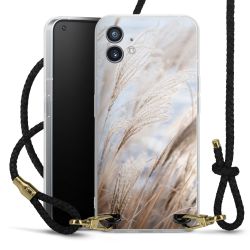 Carry Case Transparent Leather black/gold