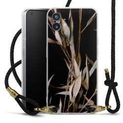 Carry Case Transparent Leather black/gold