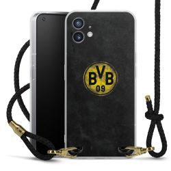 Carry Case Transparent Leather black/gold