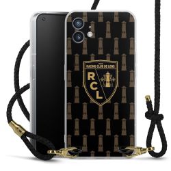 Carry Case Transparent Leather black/gold