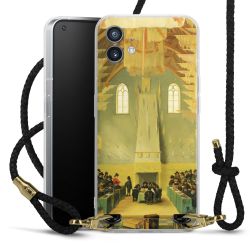 Carry Case Transparent Leather black/gold