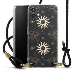 Carry Case Transparent Leather black/gold