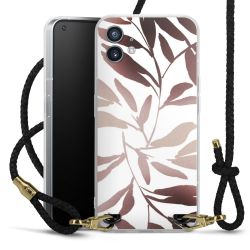 Carry Case Transparent Leather black/gold