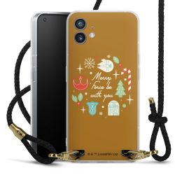 Carry Case Transparent Leather black/gold