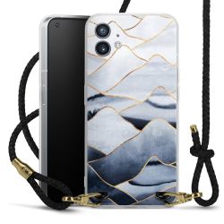 Carry Case Transparent Leather black/gold