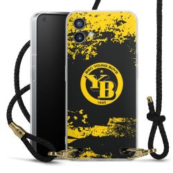 Carry Case Transparent Leather black/gold