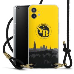 Carry Case Transparent Leather black/gold