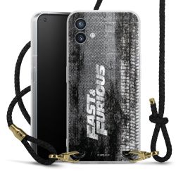 Carry Case Transparent Leather black/gold