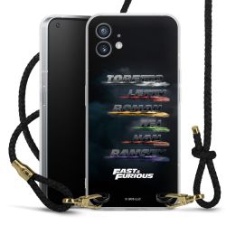 Carry Case Transparent Leather black/gold