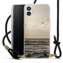 Carry Case Transparent Leather black/gold