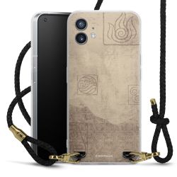 Carry Case Transparent Leather black/gold