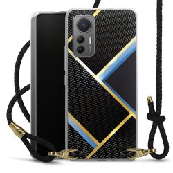 Carry Case Transparent Leather black/gold