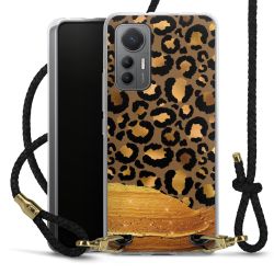 Carry Case Transparent Leather black/gold