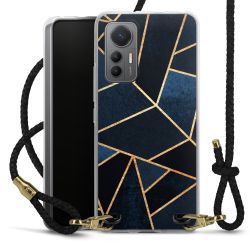 Carry Case Transparent Leather black/gold