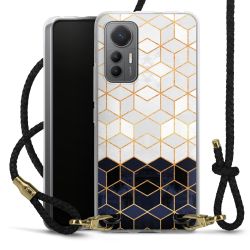 Carry Case Transparent Leather black/gold