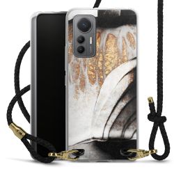 Carry Case Transparent Leather black/gold