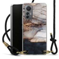 Carry Case Transparent Leather black/gold