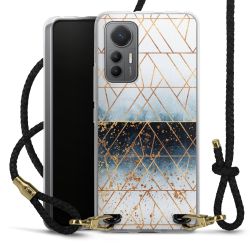 Carry Case Transparent Leather black/gold