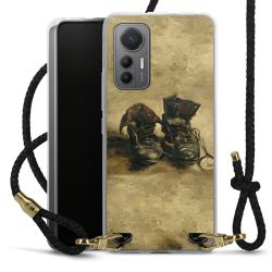 Carry Case Transparent Leather black/gold