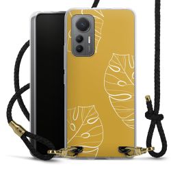 Carry Case Transparent Leather black/gold