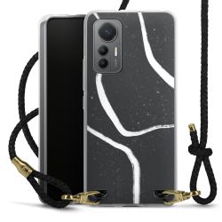 Carry Case Transparent Leather black/gold