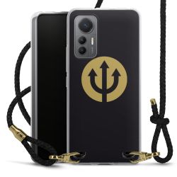 Carry Case Transparent Leather black/gold