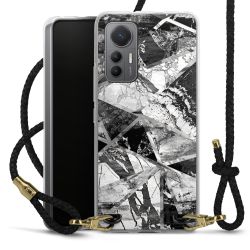 Carry Case Transparent Leather black/gold