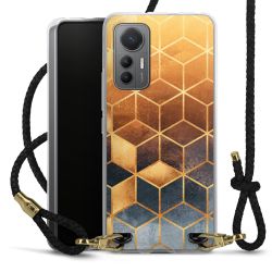 Carry Case Transparent Leather black/gold