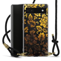 Carry Case Transparent Leather black/gold