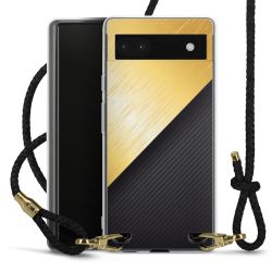 Carry Case Transparent Leather black/gold