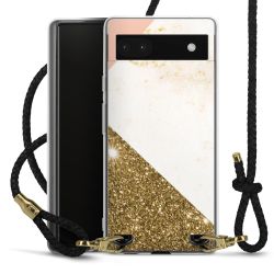 Carry Case Transparent Leather black/gold