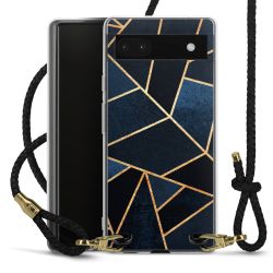 Carry Case Transparent Leather black/gold