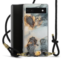 Carry Case Transparent Leather black/gold