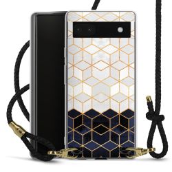 Carry Case Transparent Leather black/gold