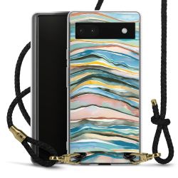 Carry Case Transparent Leather black/gold