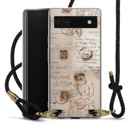 Carry Case Transparent Leather black/gold