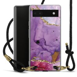 Carry Case Transparent Leather black/gold