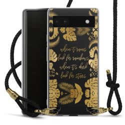 Carry Case Transparent Leather black/gold